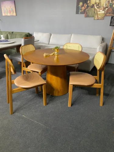 Conjunto de mesa redonda 