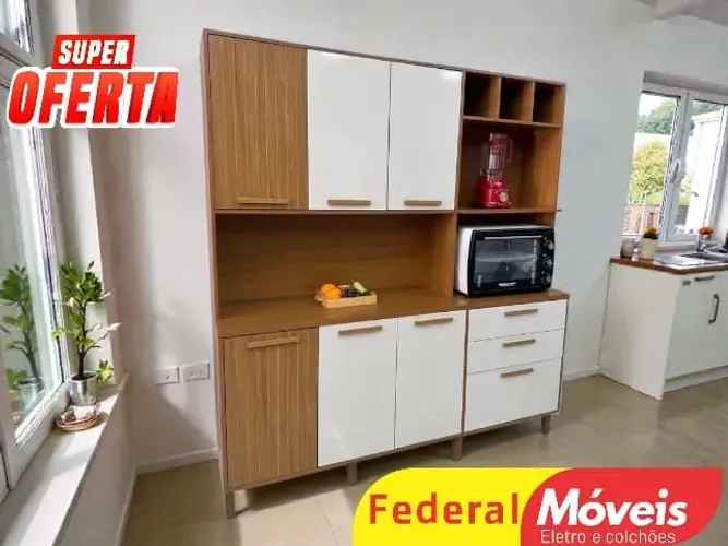 Armário Coznha OFF WHITE 198cm SUPER OFERTA