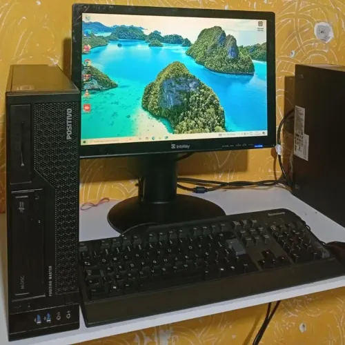 i3 SEXTA GERAÇÃO 8GB DDR4 SSD 120 GB COMPLETO MONITOR DE 19 POLEGADAS MOUSE E TECLADO