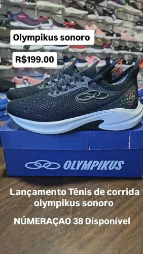 PROMOÇÃO TÊNIS DE CORRIDA OLYMPIKUS -ORIGINAIS-R$199.00