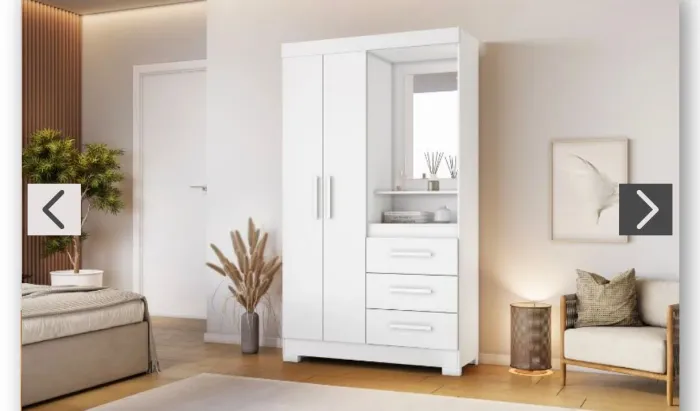 Guarda roupa NT 6020 c/ Espelho