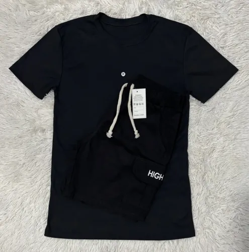Conjunto Camisa Canelada e Bermuda Cargo