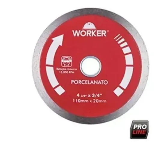 Disco De Corte Diamantado Para Porcelanato 110 Mm 1.2mm
