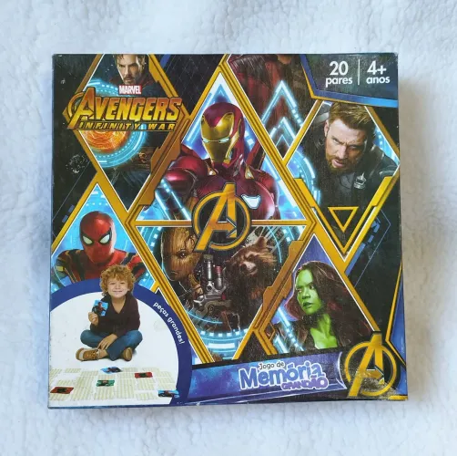 Jogo de Memória Avengers - Vingadores Marvel