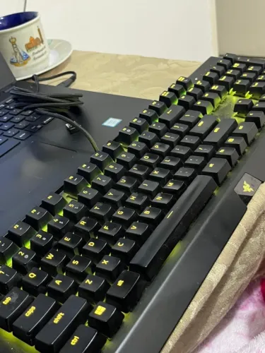 Teclado Gamer Razer X e Mouse  Mamba Elite 