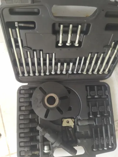 Kit de instalação e extração de polia e compensador harmónico