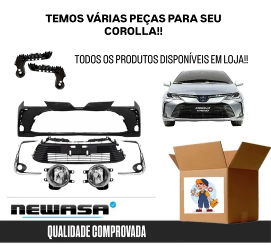 Peças para Corolla  - Para choque corolla 03 até 2023 no padrão original ( asa de urubu