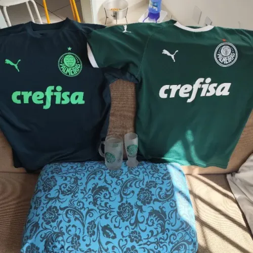 Duas Camisas Palmeiras temporadas 2019 e temporada 2020