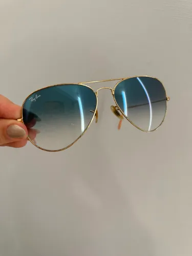 Ray ban aviador degrade azul (original)