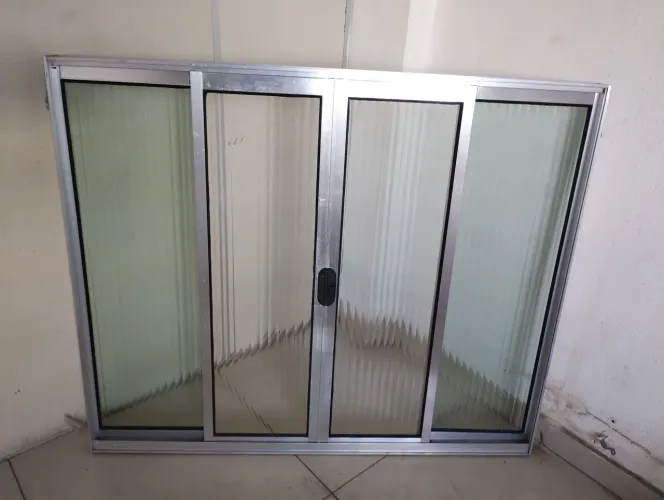 Janela Aluminio 1,20 x 1,00 4 folhas, Astra