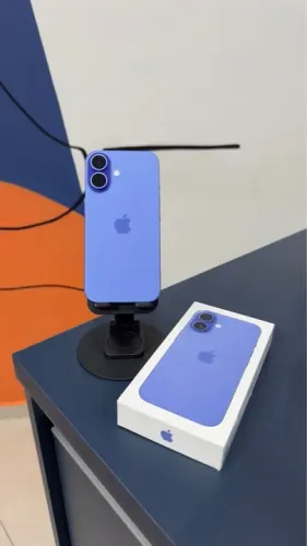 iPhone 16 / 128Gb / Azul / Saúde de Bateria 100% / Garantia Apple 12-2025