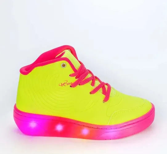 Tam 35/36 Tênis Infantil Kidy Street Star Rodinha Led