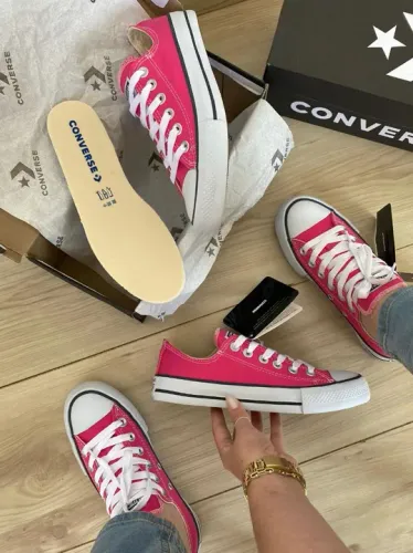 Tênis All Star Pink em Lona Novo