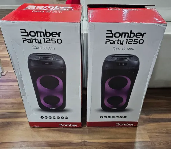 CAIXA BLUETOOTH BOMBER PARTY 1250 NOVA LACRADA 