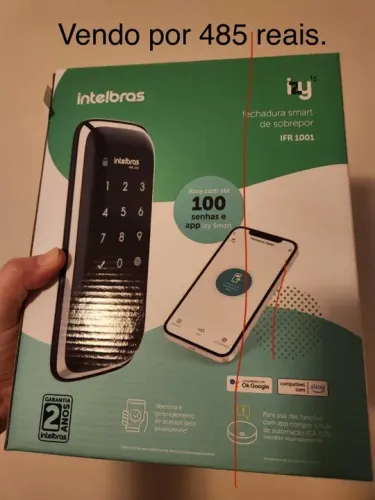 Fechadura Smart de Sobrepor Intelbras.