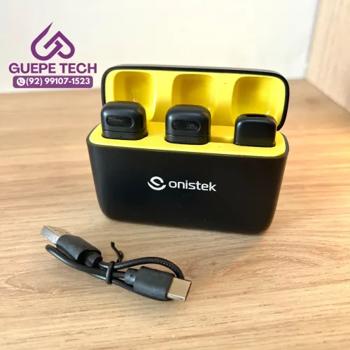 Microfone De Lapela Com Case Para Iphone