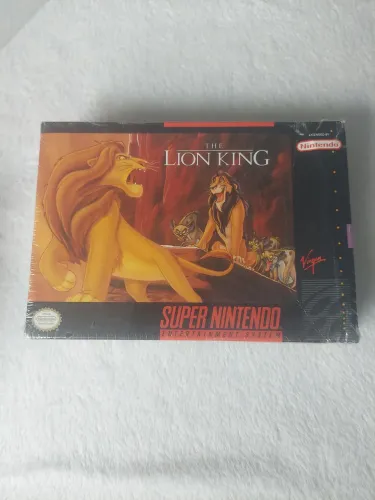 Fita  Super Nintendo the lion king o rei leão Snes Lacrada