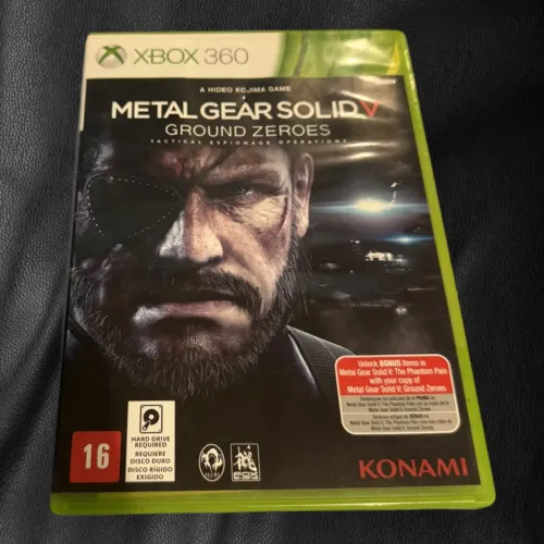 Jogo Xbox 360 Metal Gear Solid V Ground Zeroes