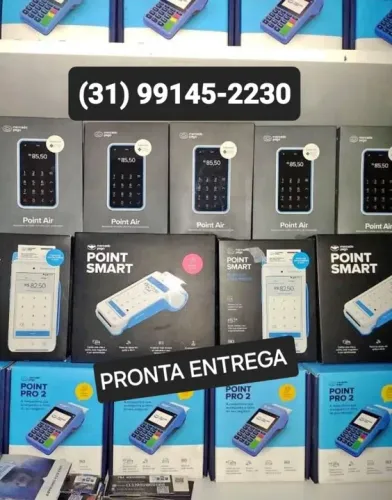 Maquininha de cartão, Novas, sistema rápido