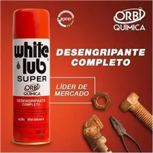 Desengripante White Lub Super. Não faço entrega, endereço na descrição 