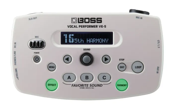 Pedal de efeito vocal Boss Performer VE-5