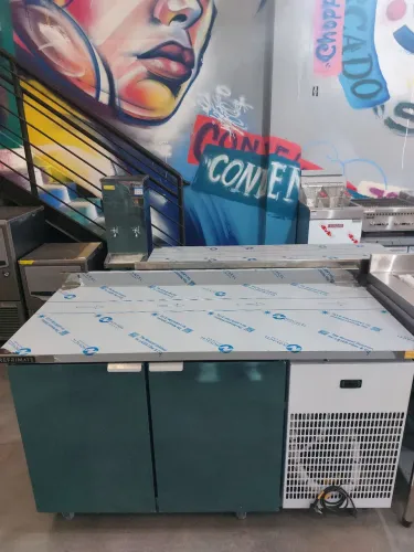Balcão de serviço refrigerado 1,50m novo pronta entrega 