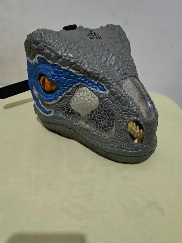 Máscara de Dinossauro Velociraptor Blue