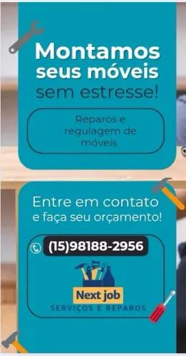 Montador de móveis convencional 