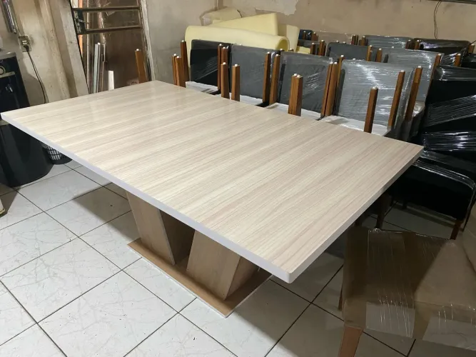 Mesa de jantar moderna, produto novo