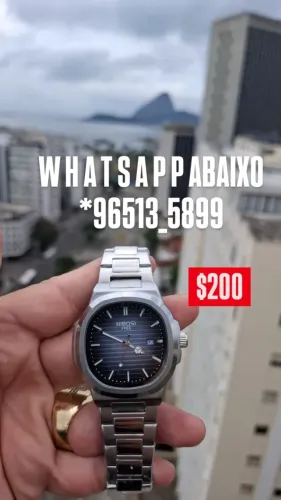 Relógio NIBOSI ORIGINAL HOMAGE DO PATEK