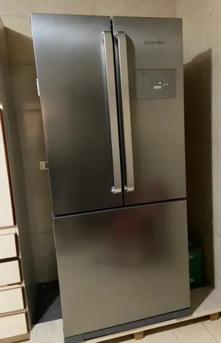 Geladeira com freezer Brastemp 540L -inox