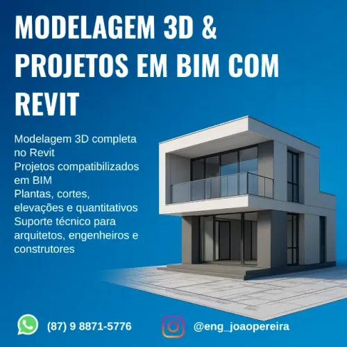 Modelagem 3D completa no Revit