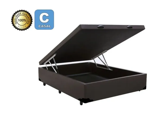 Cama Box Casal Baú - Nova