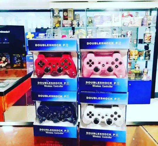 Controle PS3 PC Doublelshock Diversas Cores ENTREGAMOS