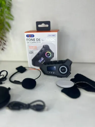 FONE DE CAPACETE INOVA - COMPLETO! Modelo FON-13085