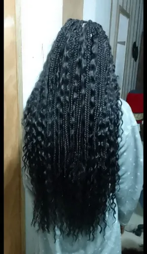 Tranças box braids unissex 