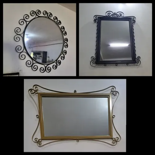 Espelhos decorativos em metal 500 cada (Aceito cartão)