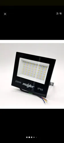 Refletor LED 200W 6000K Branco Frio SMD IP66 Bivolt