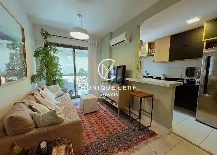 Apartamento Linear Reformado | 2 Quartos | 81m² | São Conrado | Vintage Way