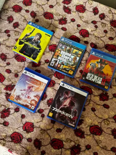 Jogos de play 4 e play 5 lote