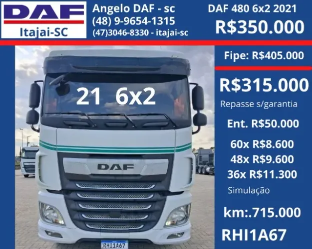 DAF 480 6x2 2021