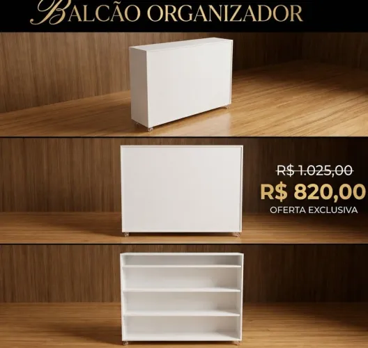 Balcão Organizador para loja