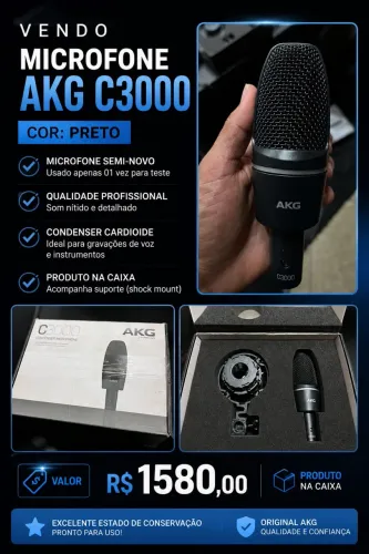 Microfone AKG C3000