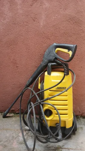 Jato d'água karcher, máquina com defeito