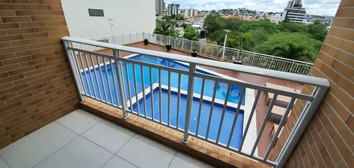 Apart com VARANDA no Centro de Campina Grande para Locação