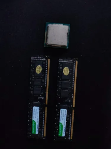 Memória RAM 2x 4gb DDR3 1600 Mhz + Processador i3-3220 3.30ghz