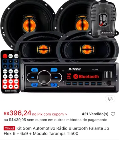 KIT SOM CARRO