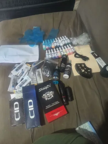 Kit maquininha de tatuagem