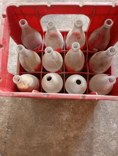 Casco de Coca cola retornável de 1L dê vidro