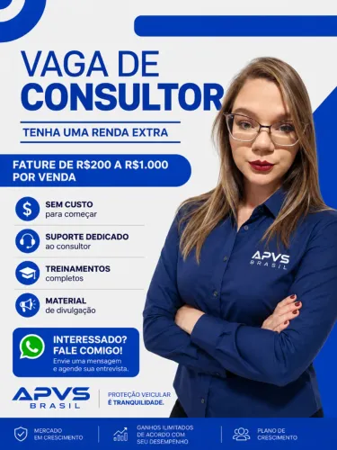 Vaga para Consultor de Proteção Veícular